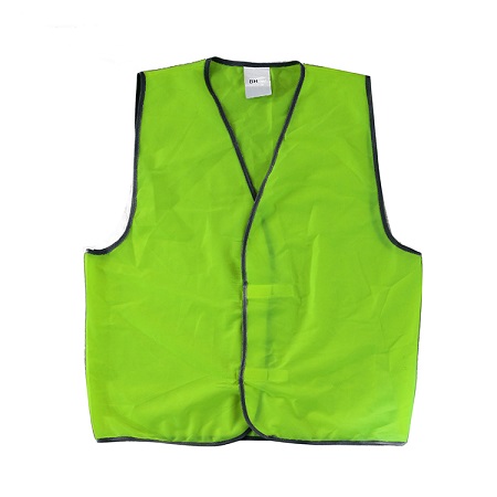 Green Color Mesh Vest